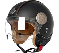 Open Face Motorbike Helmet - Scooter Motorcycle Crash Jet Helmet for Men Women with Sun Visor - ECE 22.06 Approved Motorbike Helmets 3,M/(57~58cm)