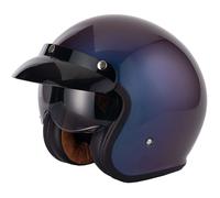 OPEN FACE MOTORBIKE SCOOTER HELMET RETRO MOD VCAN H589 MOTORCYCLE CRASH HELMETS