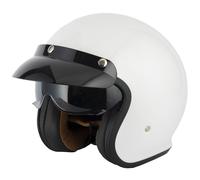 OPEN FACE MOTORBIKE SCOOTER HELMET RETRO MOD VCAN H589 MOTORCYCLE CRASH HELMETS