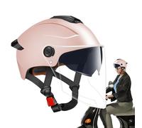 Open Face Motorcycle Helmet - Double Visor Protective Gear, Urban Commute Helmet | Perfect for Motocross, Urban Commuting, Long-Distance Rides, Provides Resistance Comfort for Adult Riders Enth