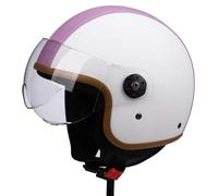 Open Face Motorcycle Helmet for Men &Amp; Women, DOT Approved Unisex Retro Half Helmet，Motorbike Casco for Moped Cruiser Bobber and Chopper 2,XL/(61~62cm)