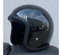 Open Face Motorcycle Jet Helmet Scooter Helmet ECE Approved Simple Style 3/4 Vintage Motorcycle Helmet Four Seasons Various Styles F,XL59~60