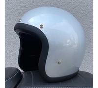 Open Face Motorcycle Jet Helmet Scooter Helmet ECE Approved Simple Style 3/4 Vintage Motorcycle Helmet Four Seasons Various Styles A,L57~58