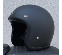 Open Face Motorcycle Jet Helmet Scooter Helmet ECE Approved Simple Style 3/4 Vintage Motorcycle Helmet Four Seasons Various Styles B,M55~56