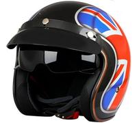 Open Face Motorcycle Motorbike Helmets Adult Electric Bike & Road Bike Legal DOT/ECE Approved Scooter Touring Moped Crash Jet Helmet Protection Wear for Men Women 3,M
