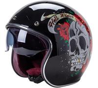 Open Face Motorcycle Motorbike Helmets Electric Bike & Road Bike Legal DOT/ECE Approved Scooter Touring Moped Crash Jet Helmet Protection Wear for Men Women 4,XXL