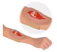 Open Fracture Wound Packing Trainer,Wound Dressing Training Model,Wearable Fracture Wound Models,for Course First Aid Training,Pre-hospital Emergency