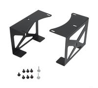 Open Frame Under Desk Stand for PS5 Console Enhances Cooling Efficiency and Keeps Equipment Securely Positioned Below Work Area