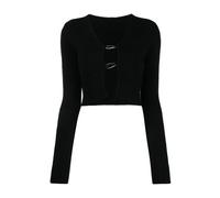 Open Front Cardigan Jumper - female - Heron Preston - Long Sleeve T-Shirts - Black - M - Tops M