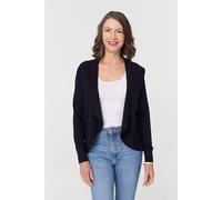 Open Front Relaxed Waterfall Cardigan Izabel London Blue 12