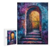 Open Gate Painting Hobby Jigsaw Puzzle for Adults, 500 PCS, An Engaging Indoor Activity for Quiet Evenings, for Indoor Play