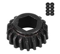 Open Gear Guitar Tuners 12Pcs / 9Pcs | 1:18 Ratio Hex Locking Pegs for Guitar Bass Ukulele | Versatile Replacement Gears with Smooth 18 - Tooth Design (9)