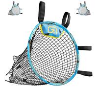 Open Goaaal 3-in-1 Football Goal Corner Targets - Pack of 2 Black Polyester - Precision Top-Bin Practice & Goal Corner Nets - All-Weather Build for Football Training - Versatile 3-in-1