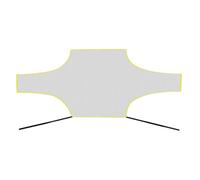 Open Goal - Soccer Training Net with Backstop, Outdoor Sports Equipment | Ultimate Soccer Goal with Rebounder Net, Four Corner Area Goals Improve Your Soccer Skills Accuracy for Outdoor Practice