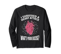 Open Heart Bypass Surgery Funny Recovery Get Well Soon Long Sleeve T-Shirt