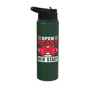 Open Heart New Start - Open Heart Surgery Stainless Steel Insulated Water Bottle