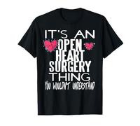 Open Heart Surgery Pride with Heartbeat Icons T-Shirt