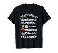 Open Heart Surgery Recovery Checklist Done & Dusted Funny T-Shirt