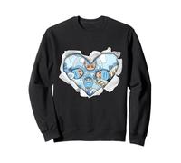 Open Heart Surgery Recovery Medical Team Heart Survivor Sweatshirt