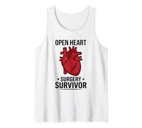 Open Heart Surgery Survivor Cardiac Warrior Tank Top