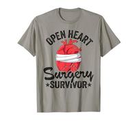 Open Heart Surgery Survivor Get Well Open Heart Surgery T-Shirt