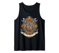 Open Heart Surgery Survivor Retro Mechanical Heart Recovery Tank Top