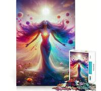 Open Heart to Bloom Jigsaw Puzzles 1000 Pieces for Adults Focus Brain Toy Home Leisure Tight Edge Santa Wish Gift (50x75cm)