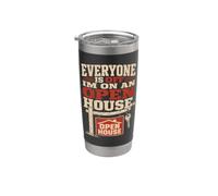 Open House Survival Real Estate Agent Gift Stainless Steel Insulated Tumbler