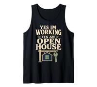 Open House Survival Real Estate Agent Gift Tank Top