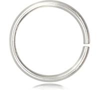 Open Jump Rings, 5 Pcs Pack, Nickel-Free 925 Sterling Silver, 4mm Diameter, 0.9mm Thickness, Hypoallergenic - Sizes with : 4mm, 6mm, 8mm, 10mm
