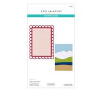 Open Lace Frame and Landscapes Etched Dies by Lisa Horton