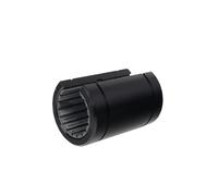 Open Linear Bearing Engineering Plastic self-lubricating Bushing Slider Fiber LM-10OP LM-12OP LM-16-50OP(Brown,J1-LM25 25X40X59mm)