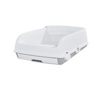 AWHAO Open Litter Box Drawer Type Kitty Litter Pan Portable Bedpan Cat Toilet Sandbox Semi Enclosed for Hamster Small Pets Kitty
