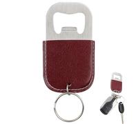 Open Metal Bottle Bouteille for Gag Fridge | Metal Style Keychain Keychain with Cover for Everyone Who Loves Wine and Beer
