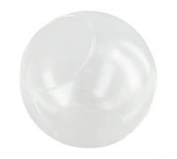 OPEN MOUTH DESIGN: Easily fill with ornaments, plants, or tealights for for versatile decor in your home garden or party settings CLEAR BOROSILICATE GLASS: Crafted from high-quality glass balls with a