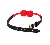 Open Mouth Gag Silicone Harness Ball Fetish Mouth Open Gag O-Ring Sex Shackles Bondage Restraint Slave Sex Toys for Couple Adult Toys Red One Size
