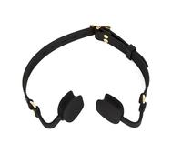 Open Mouth Gag Silicone Harness Ball Fetish Mouth Open Gag O-Ring Sex Shackles Bondage Restraint Slave Sex Toys for Couple Adult Toys Black One Size