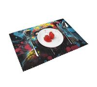 Open-mouthed Bear Patterned Placemats Set of 4 (12 * 18 inches) - High-Value Home Table mats