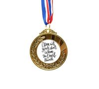 Open Not Your Door When the Devil Knocks Gold Award Winner Medal First Place Ribbon