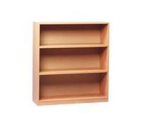 Open Office Bookcase With 2 Adjustable Shelves, Maple