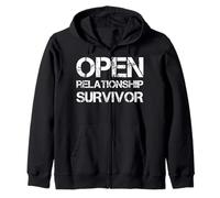 Open Relationship Survivors Zip Hoodie