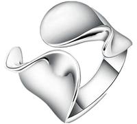 Open Ring Letter S Shape Thumb Adjustable Silver Tone Ring for s Women Birthday Attractive Processing