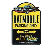 Open Road Brands DC Comics Batman Batmobile Parking Only Embossed Metal Sign