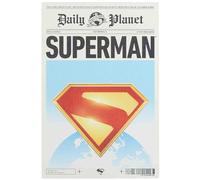 Open Road Brands DC Comics Superman Daily Planet Wood Wall Decor - Classic Superman Newspaper Wall Art for Home or Office