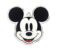 Open Road Brands Disney Mickey Mouse Head Distressed Metal Wall Art - Vintage Mickey Mouse Sign for Nursery, Playroom or Movie Room