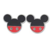 Open Road Brands Disney Mickey Mouse Head Metal Knobs - Fun Mickey Mouse Knobs for Dresser or Cabinet - Pack of 2