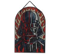 Open Road Brands Disney Star Wars Darth Vader Hanging Acrylic Wall Decor - Ominous Darth Vader Wall Art for Home