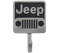 Open Road Brands Jeep Grille Metal Wall Hook - Jeep Wall Hook for Coats, Jackets, Keys and More
