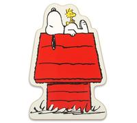 Open Road Brands Peanuts Snoopy and Woodstock Doghouse Nap Wood Wall Decor - Adorable Snoopy Decoration for Home or Classroom