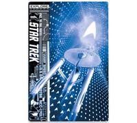 Open Road Brands Star Trek Explore Metal Wall Decor - Classic U.S.S. Enterprise Sign for Office or Movie Room